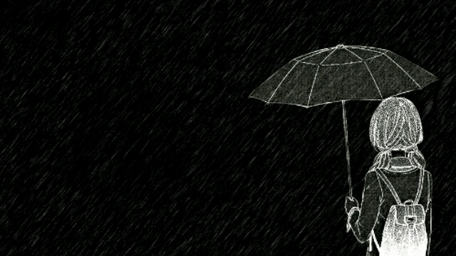 GIF black black white rainyday rainy GIF by Muneeba